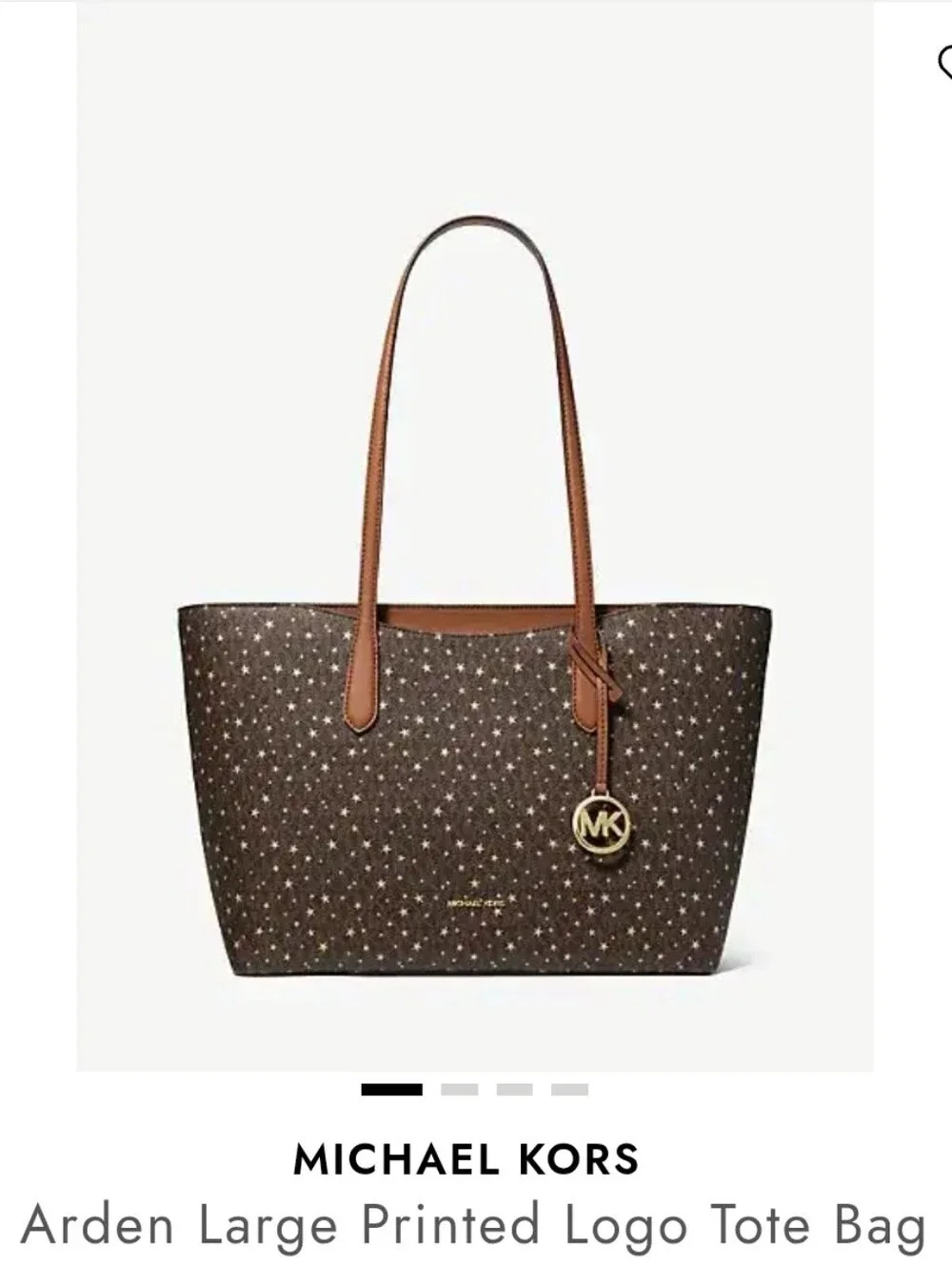 Michael Kors Arden Large Printed Logo Tote Bag